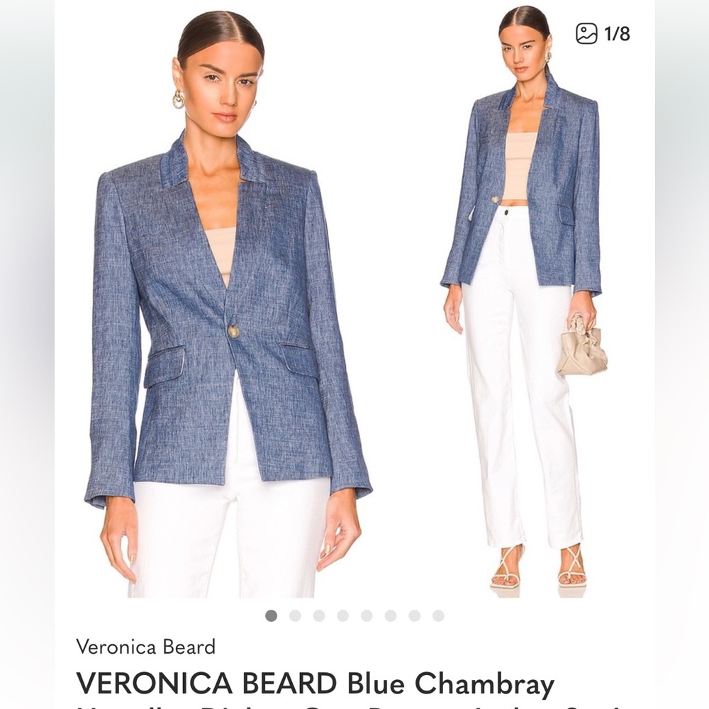 Veronica Beard Chambray Blazer